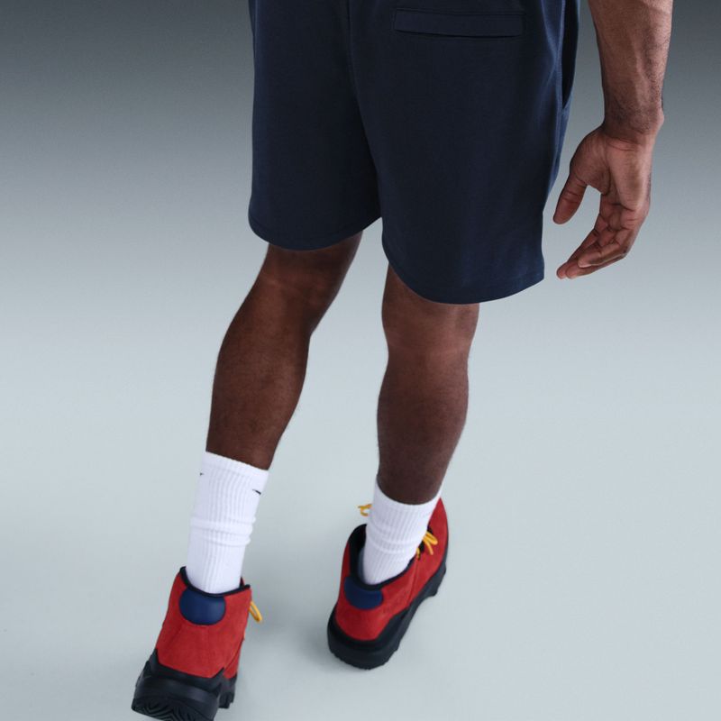 Pantaloni scurți pentru bărbați Nike Club French Terry Flow obsidian/obsidian/white 7