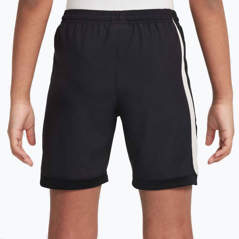 Pantaloni scurți de fotbal pentru copii Nike Academy Dri-Fit Jr black/black/pale ivory/ pale ivory 2