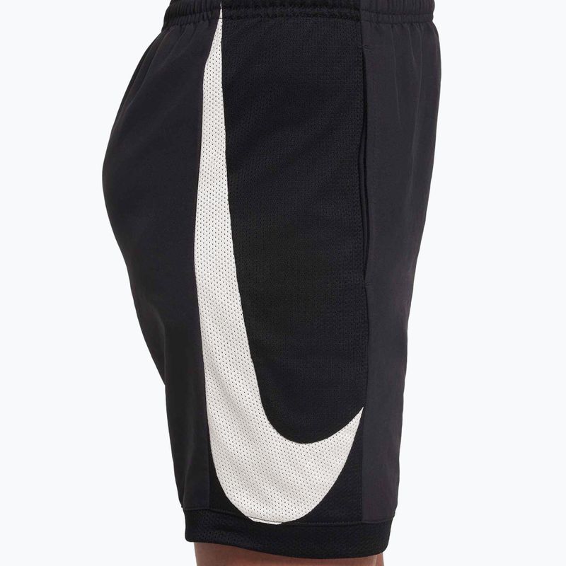Pantaloni scurți de fotbal pentru copii Nike Academy Dri-Fit Jr black/black/pale ivory/ pale ivory 3