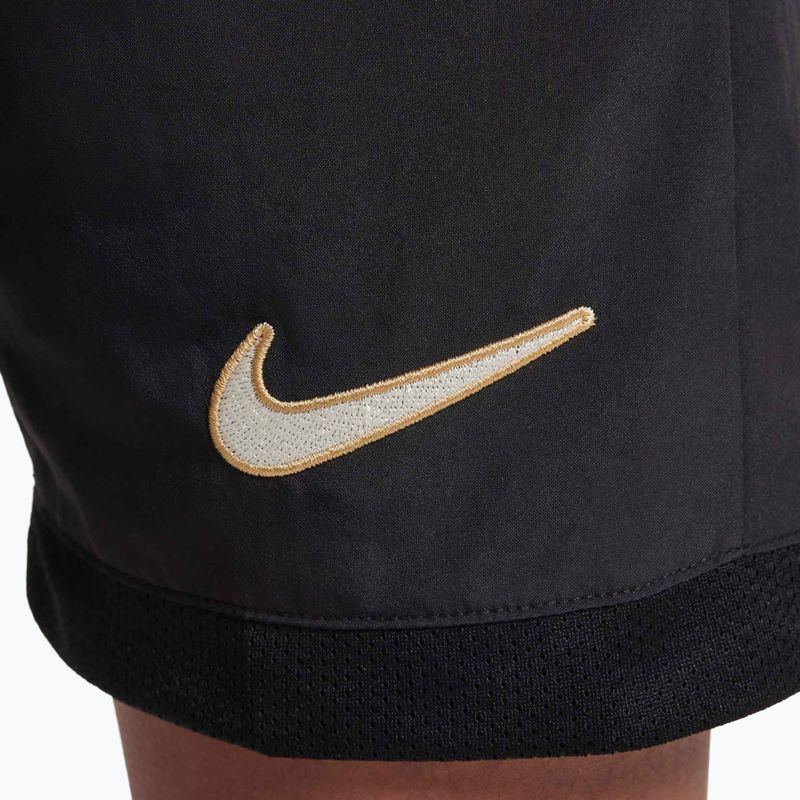 Pantaloni scurți de fotbal pentru copii Nike Academy Dri-Fit Jr black/black/pale ivory/ pale ivory 6