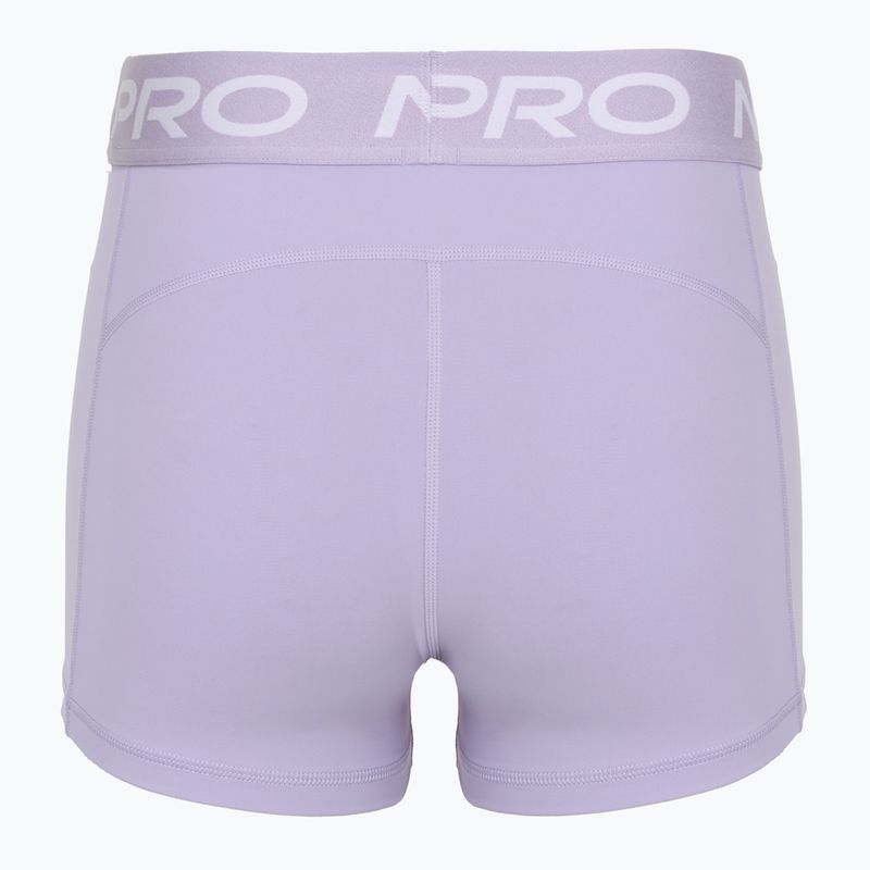 Pantaloni scurți pentru femei Nike Pro 365 3" lilac ice/white 2
