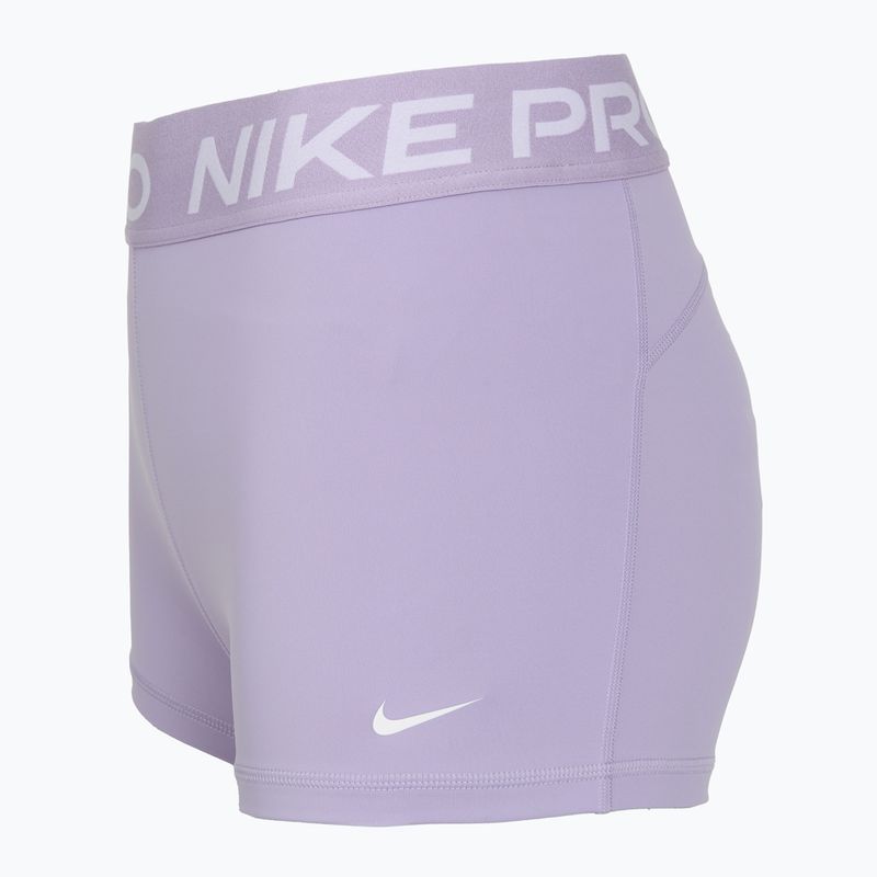 Pantaloni scurți pentru femei Nike Pro 365 3" lilac ice/white 3