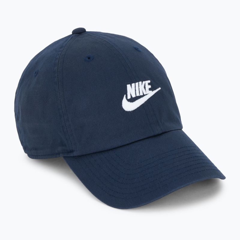 Șapcă Nike Club Unstructured Futura Wash obsidian/white