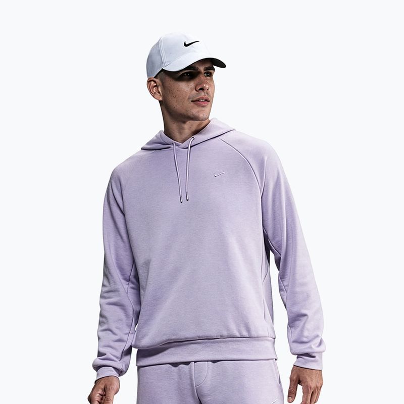 Bluză de antrenament pentru bărbați Nike Primary Dri-Fit UV hydrangeas/heather/ hydrangeas
