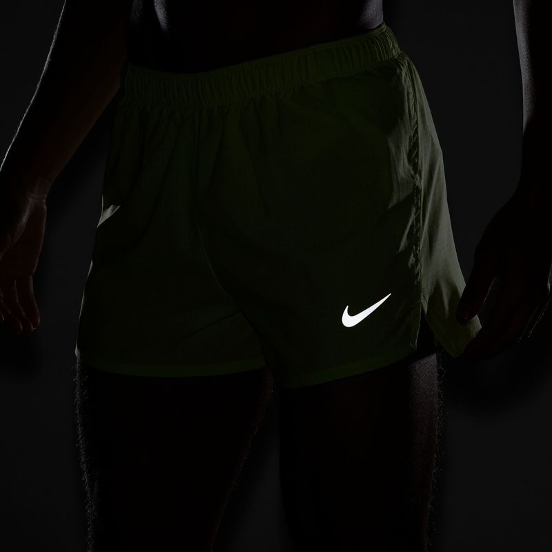 Pantaloni scurți de alergare pentru bărbați Nike Fast Dri-Fit Brief Lined 3" light lemon twist/black 7