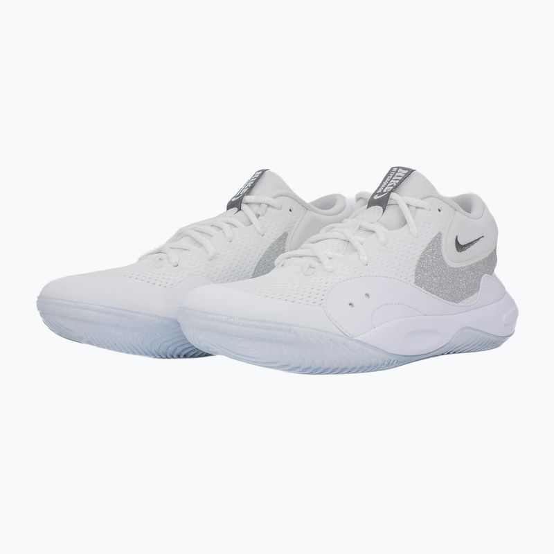 Încălțăminte de volei pentru femei Nike Hyperquick Court Flight SE smmit white/metalic silver/pure platinum 10