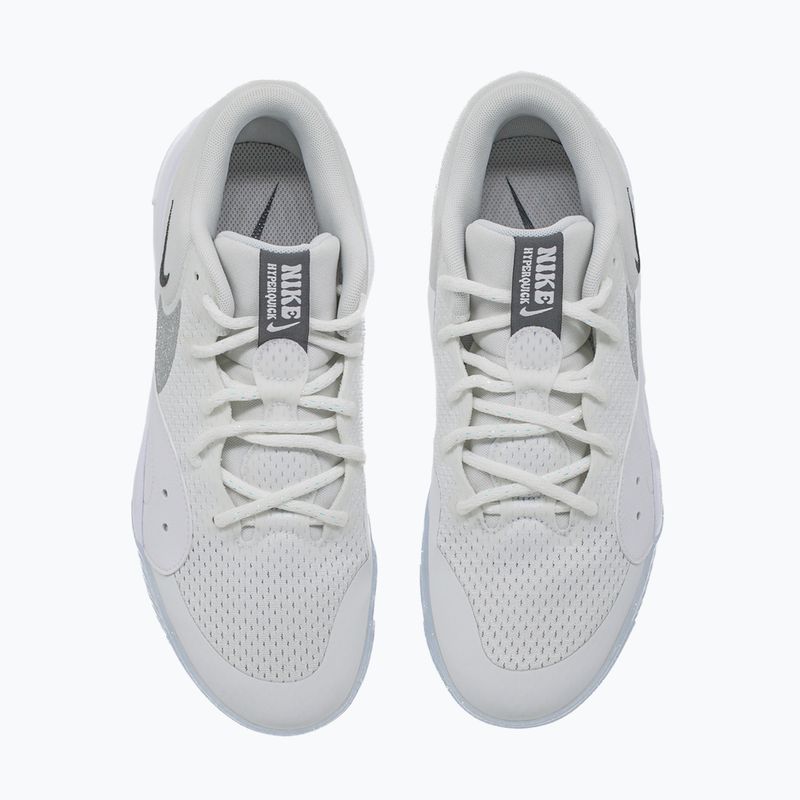 Încălțăminte de volei pentru femei Nike Hyperquick Court Flight SE smmit white/metalic silver/pure platinum 12