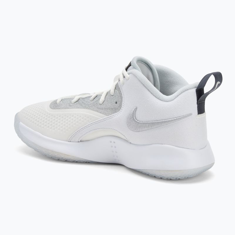 Încălțăminte de volei Nike Hyperset 2 SE smmit white/metalic silver/pure platinum 3