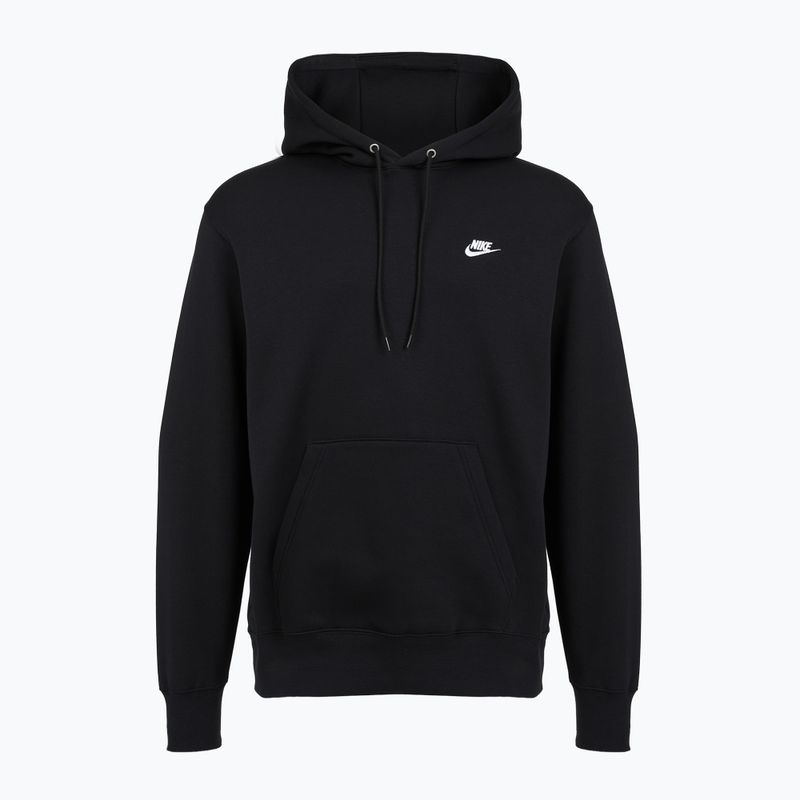 Bluză pentru bărbați Nike Club Pullover Hoodie black/black/white 6