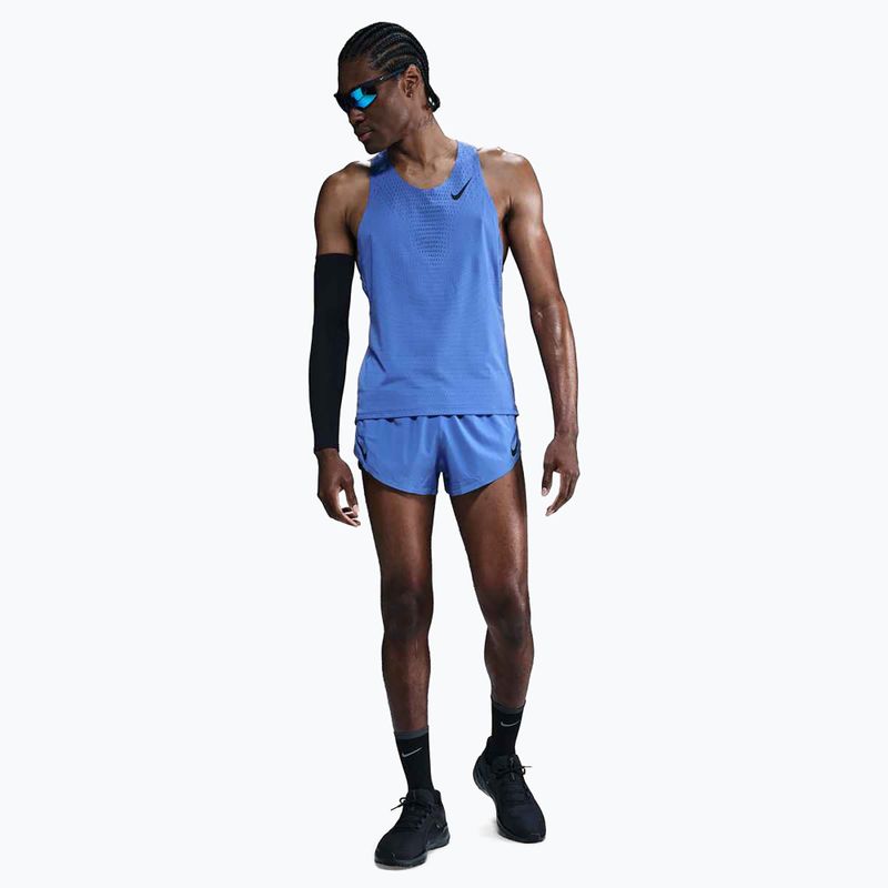 Tricou de alergare pentru bărbați Nike AeroSwift Dri-Fit ADV comet blue / black 2
