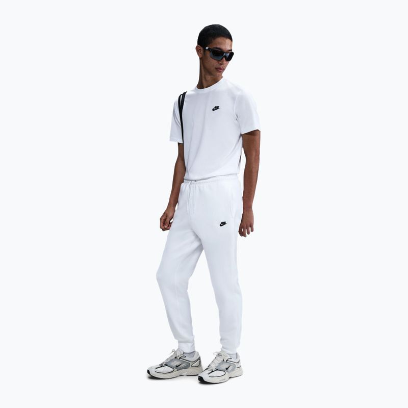 Pantaloni pentru bărbați Nike Club Jogger white/white/black 2