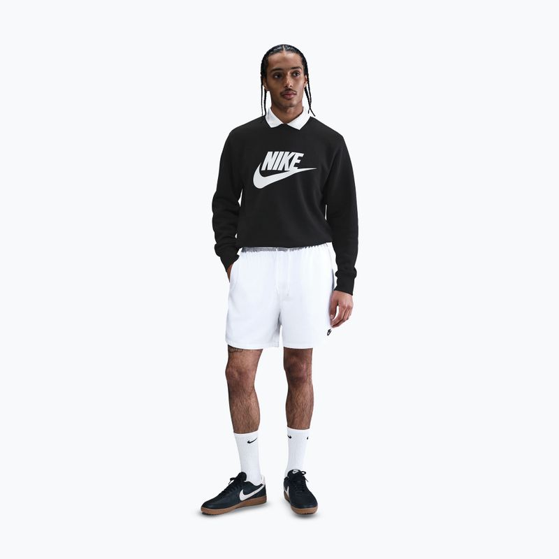 Bluză pentru bărbați Nike Sportswear Club Graphic Fleece Crew black/white 2