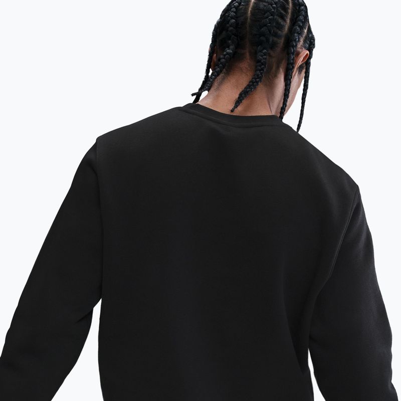 Bluză pentru bărbați Nike Sportswear Club Graphic Fleece Crew black/white 5