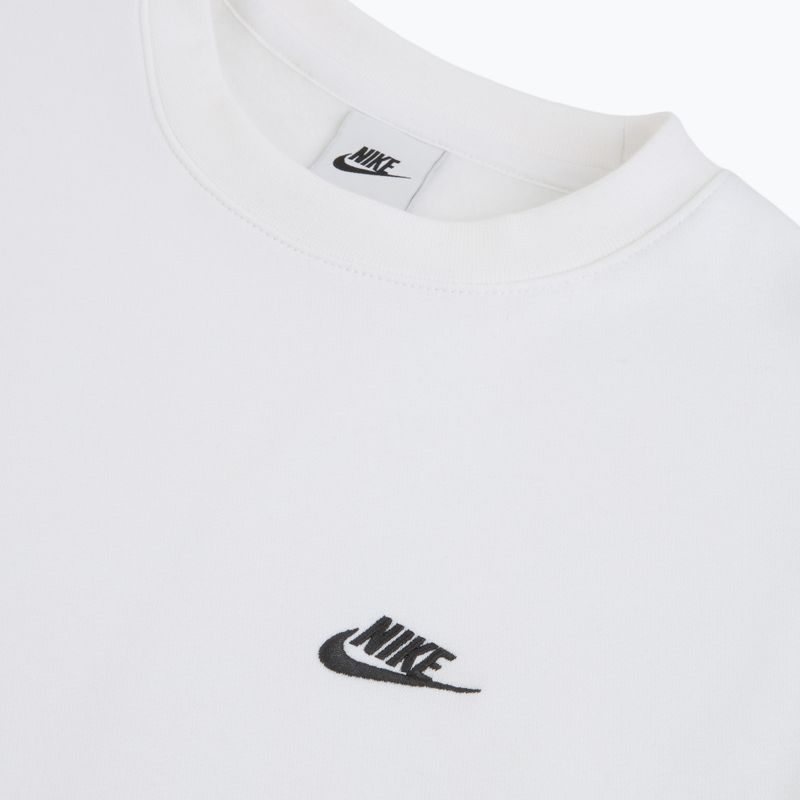 Bluză pentru bărbați Nike Club Fleece Crew white/black 9
