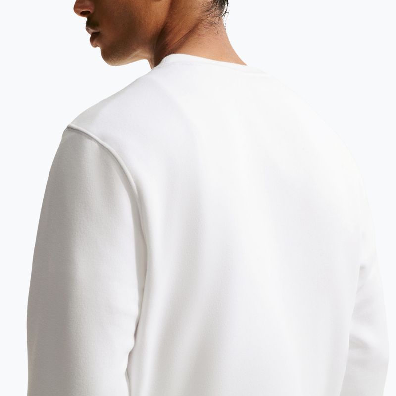 Bluză pentru bărbați Nike Club Fleece Crew white/black 5