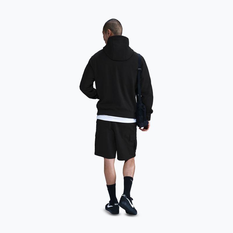 Bluză pentru bărbați Nike Club Pullover Hoodie black/black/white 3
