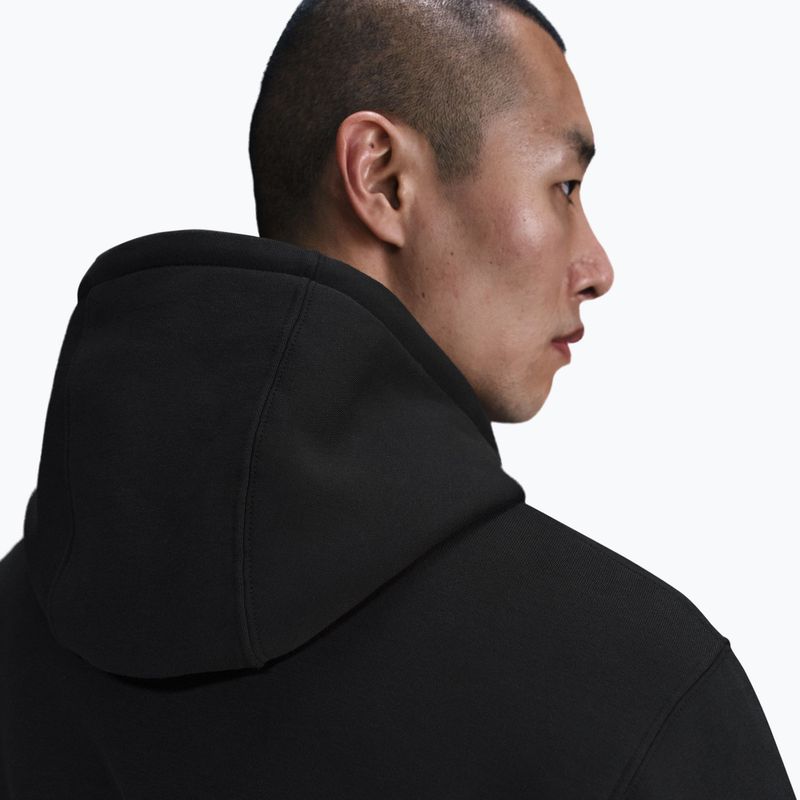 Bluză pentru bărbați Nike Club Pullover Hoodie black/black/white 5