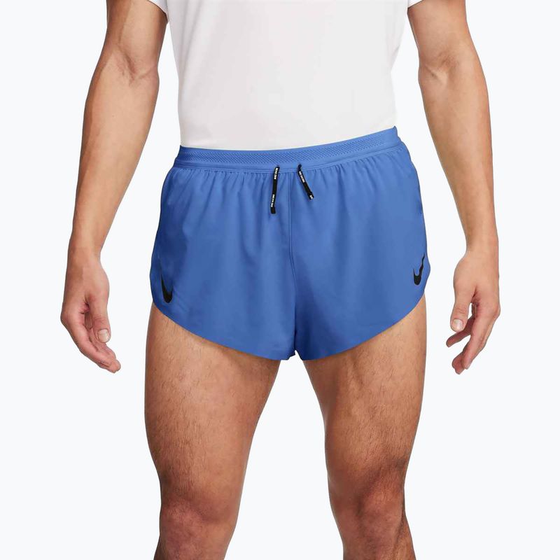 Pantaloni scurți de alergare pentru bărbați Nike AeroSwift Dri-Fit ADV comet blue / black
