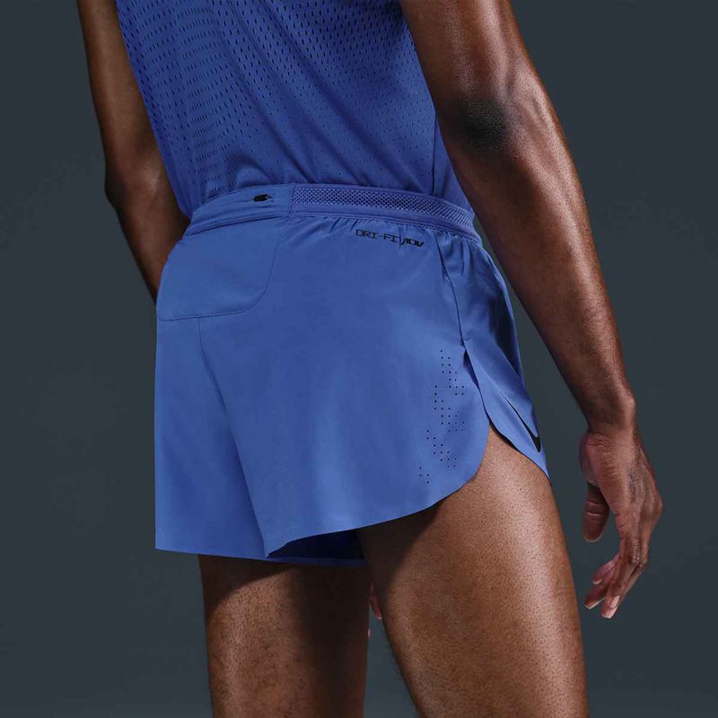 Pantaloni scurți de alergare pentru bărbați Nike AeroSwift Dri-Fit ADV comet blue / black 10