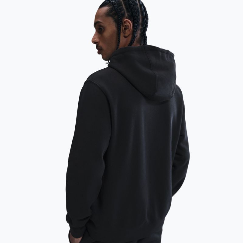 Bluză pentru bărbați Nike Club Pullover Hoodie black/black/white 3