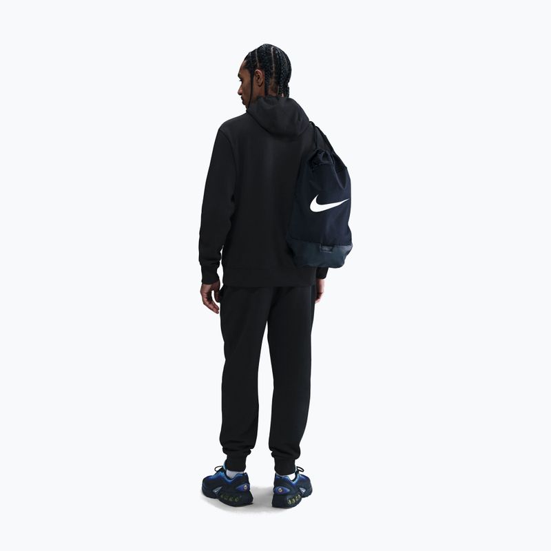 Bluză pentru bărbați Nike Club Pullover Hoodie black/black/white 4