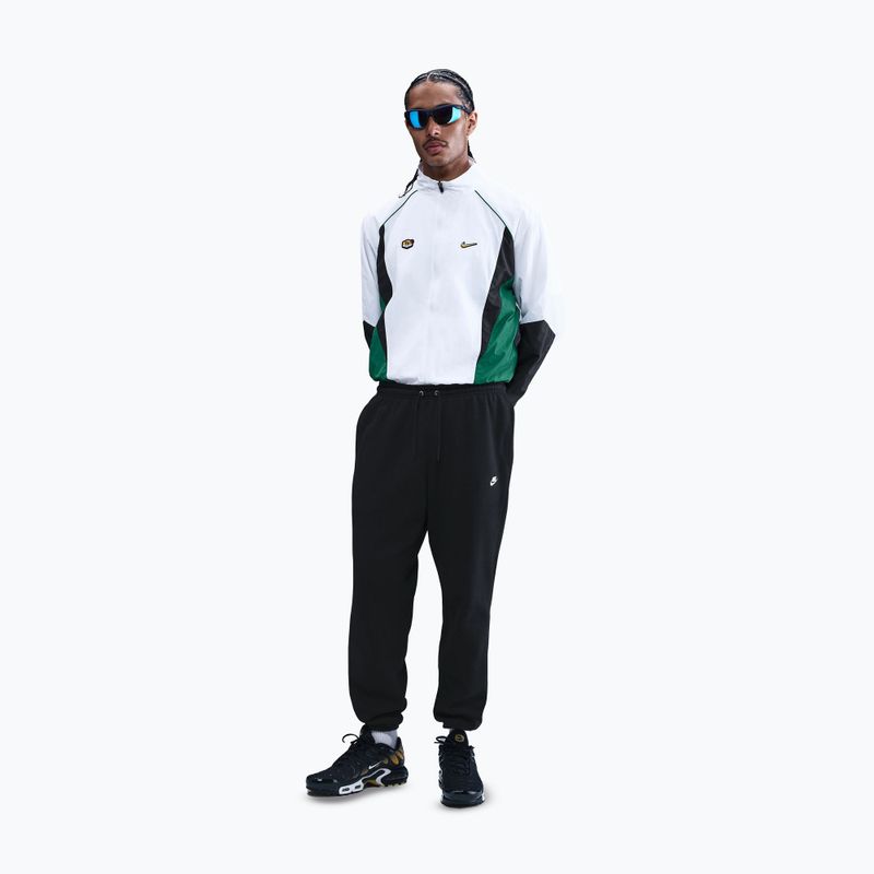 Pantaloni pentru bărbați Nike Club Cuffed Brushed black/black/white 2