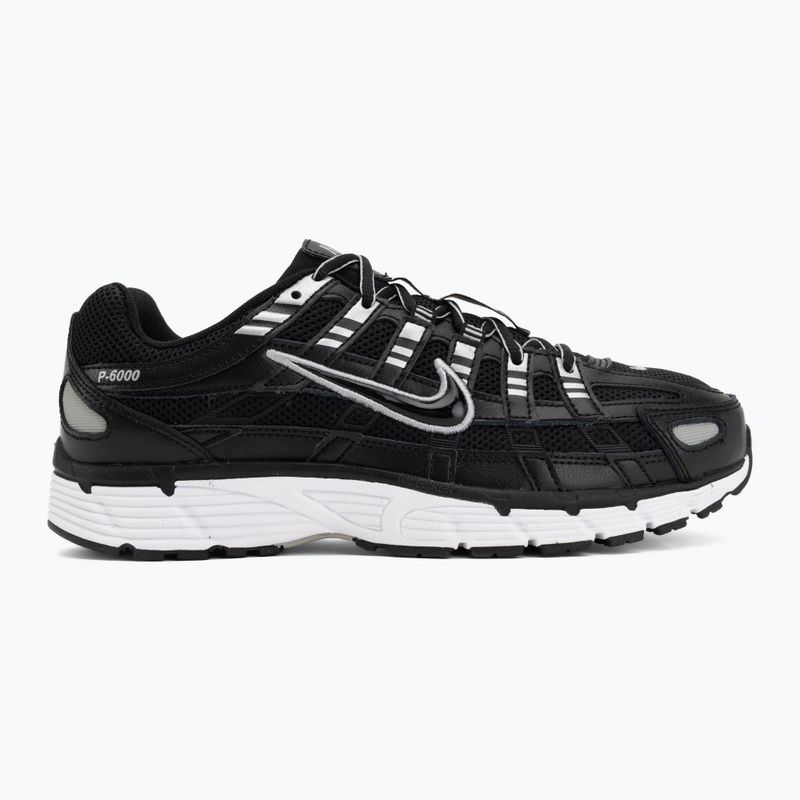 Încălțăminte pentru bărbați Nike P-6000 black/white/metallic silver/black 2