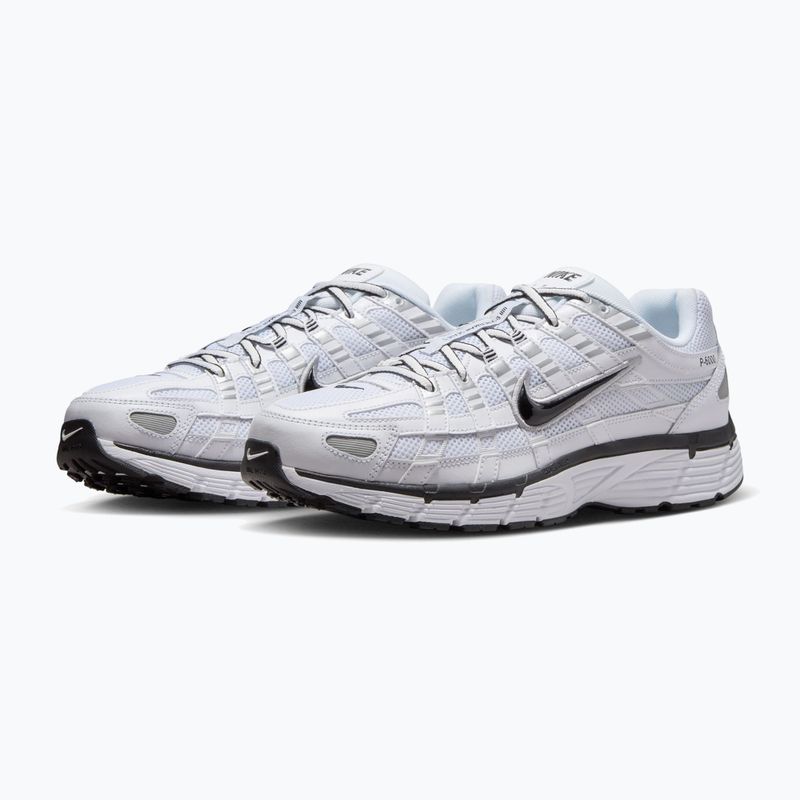Încălțăminte pentru bărbați Nike P-6000 white/metallic silver/black/black 3