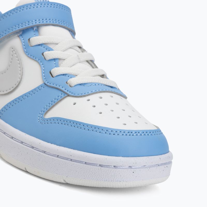 Încălțăminte pentru copii Nike Court Borough Low Recraft summit white/cobalt pulse/vast grey 7