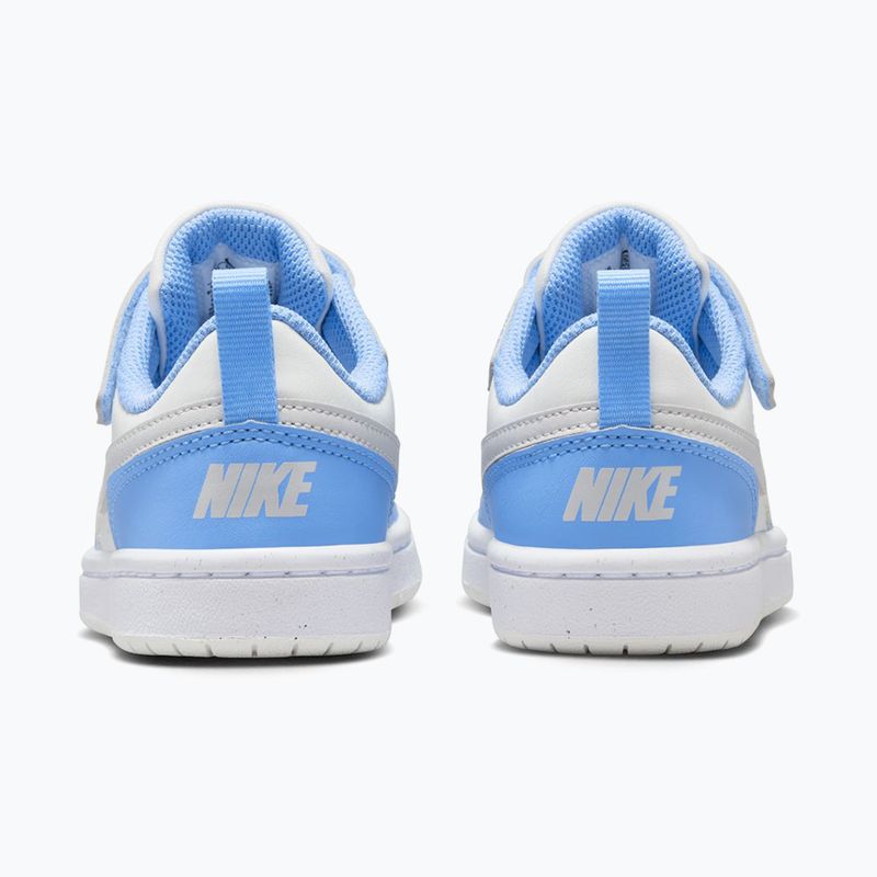 Încălțăminte pentru copii Nike Court Borough Low Recraft summit white/cobalt pulse/vast grey 4