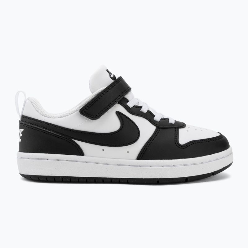 Încălțăminte pentru copii Nike Court Borough Low Recraft white/black 2