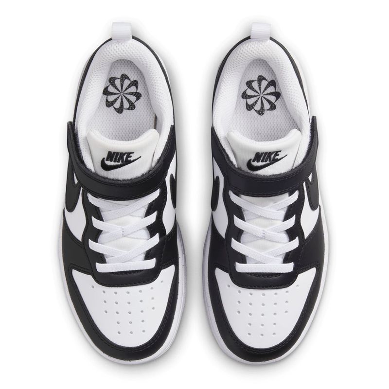 Încălțăminte pentru copii Nike Court Borough Low Recraft white/black 4