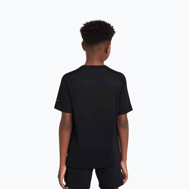 Tricou pentru copii Nike Multi Tech Dri-Fit black/black 2