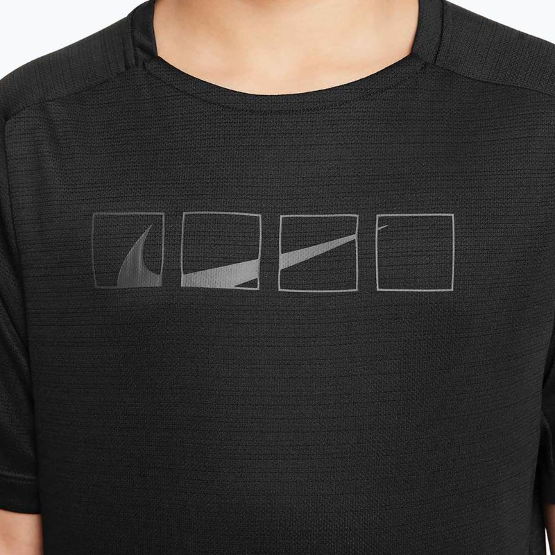 Tricou pentru copii Nike Multi Tech Dri-Fit black/black 3