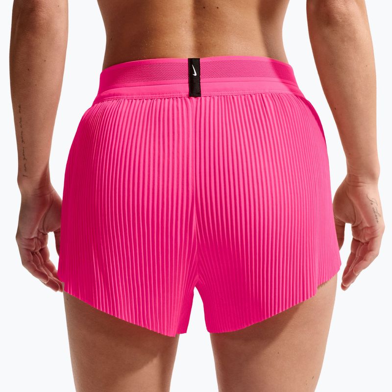 Pantaloni scurți de alergare pentru femei Nike AeroSwift Dri-Fit ADV Mid-Rise 3" hyper pink/black 6