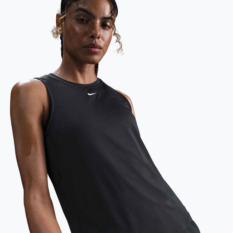 Tricou de antrenament pentru femei Nike One Classic Dri-Fit Tank Top black/white 4