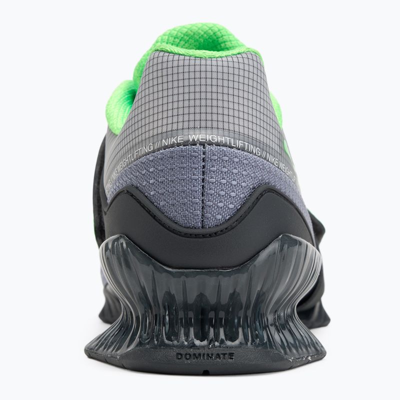 Încălțăminte pentru ridicarea greutăților Nike Romaleos 4 ashen slate/green strike/anthracite 6