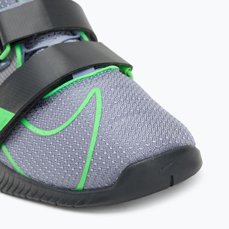 Încălțăminte pentru ridicarea greutăților Nike Romaleos 4 ashen slate/green strike/anthracite 7