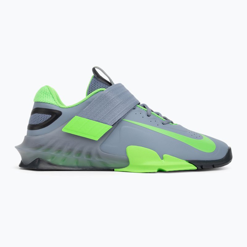 Încălțăminte pentru ridicarea greutăților Nike Savaleos ashen slate/green strike/anthracite 2