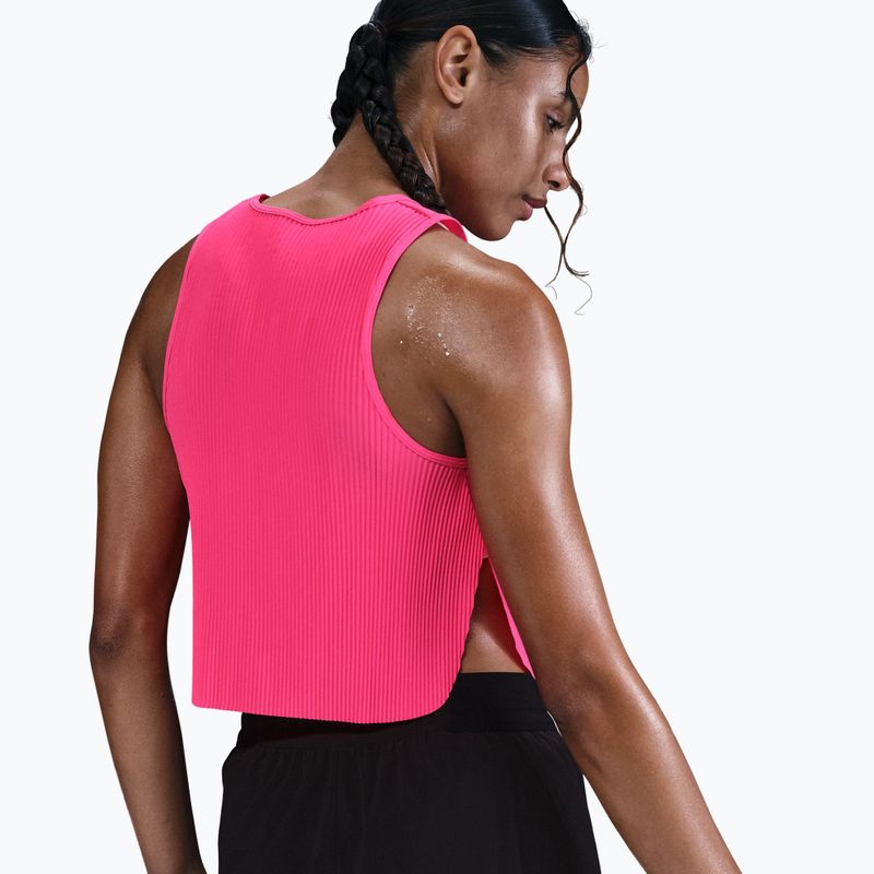 Tricou de alergare pentru femei Nike AeroSwift hyper pink/black 5