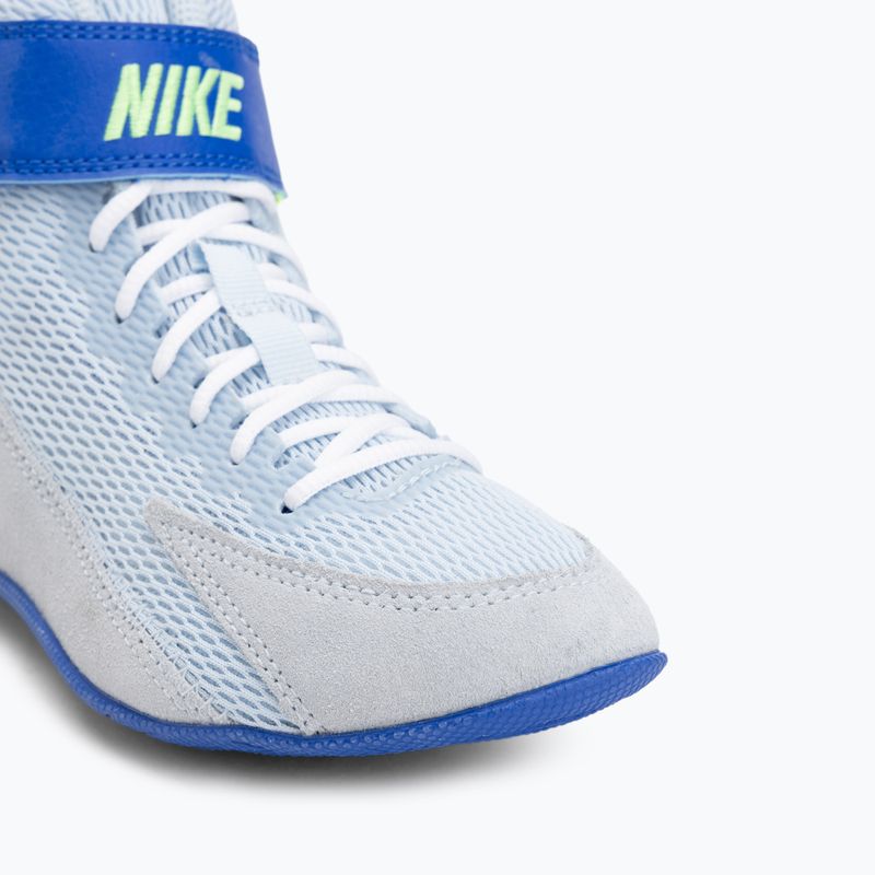 Încălțăminte de lupte pentru copii Nike Speedsweep VIII GS blue tint/hyper royal/lime blast/white 7