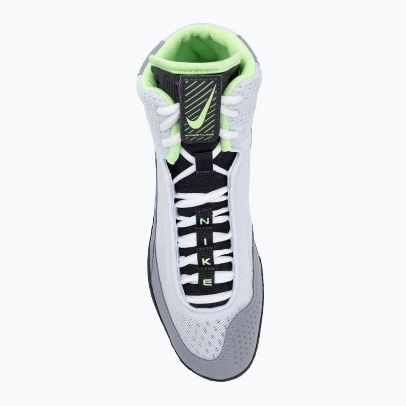 Încălțăminte de lupte Nike Inflict 4 football grey/lime blast/anthracite/white 5