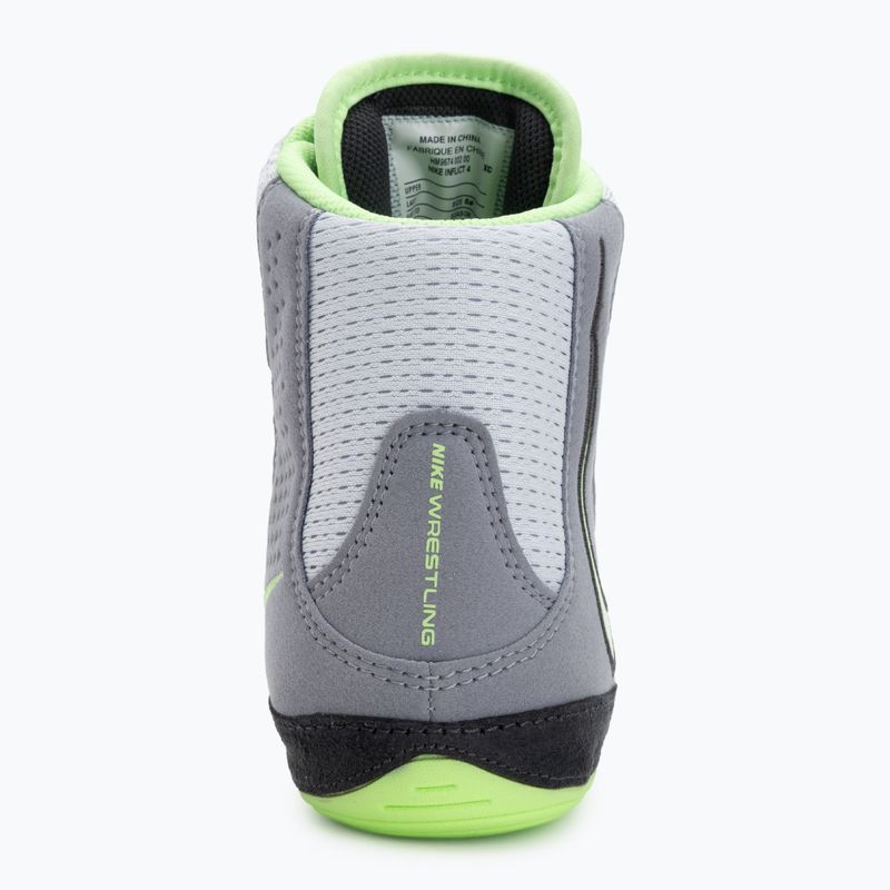 Încălțăminte de lupte Nike Inflict 4 football grey/lime blast/anthracite/white 6