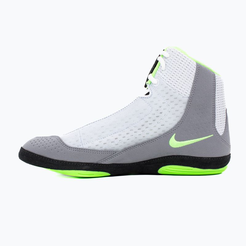Încălțăminte de lupte Nike Inflict 4 football grey/lime blast/anthracite/white 2