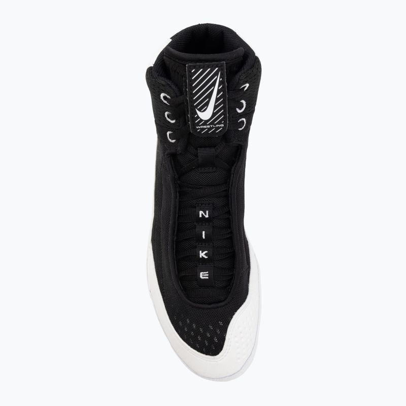 Încălțăminte de lupte Nike Inflict 4 black/white/wolf grey 5