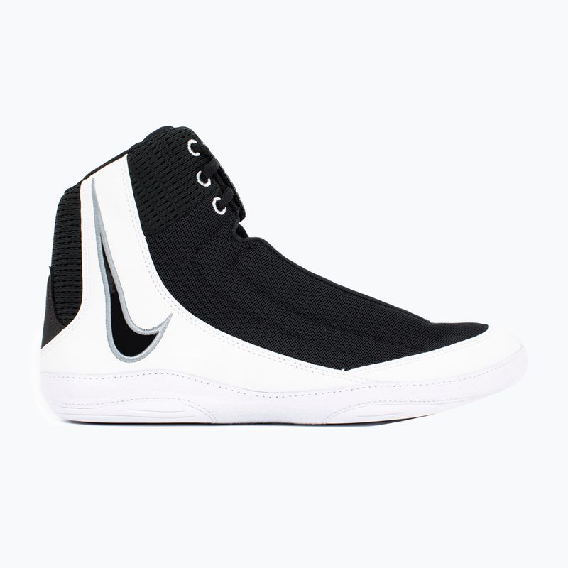 Încălțăminte de lupte Nike Inflict 4 black/white/wolf grey