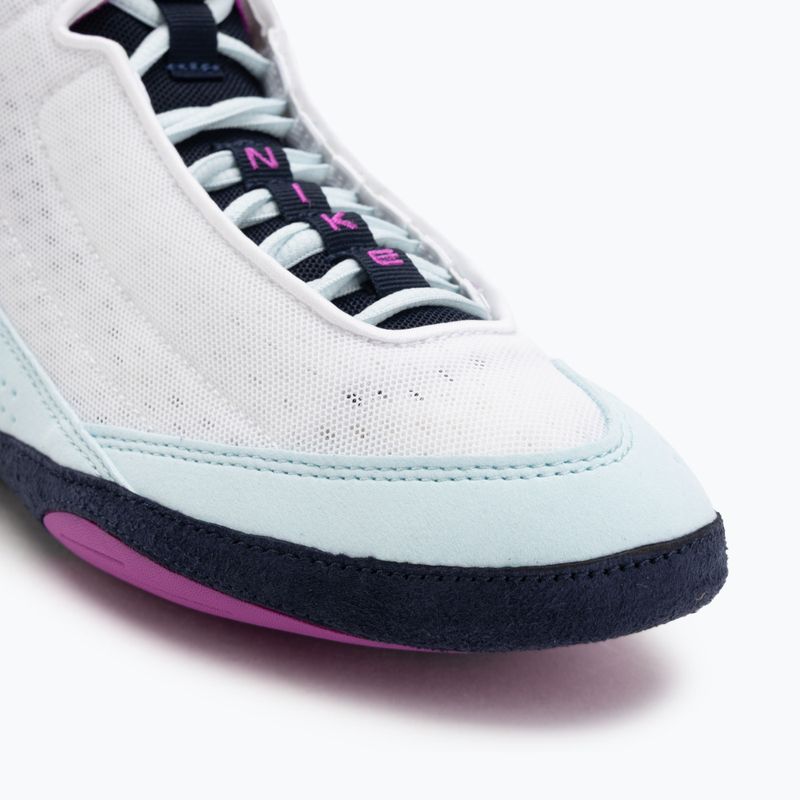 Încălțăminte de lupte Nike Inflict 4 white/hyper violet/glacier blue/obsidian 7