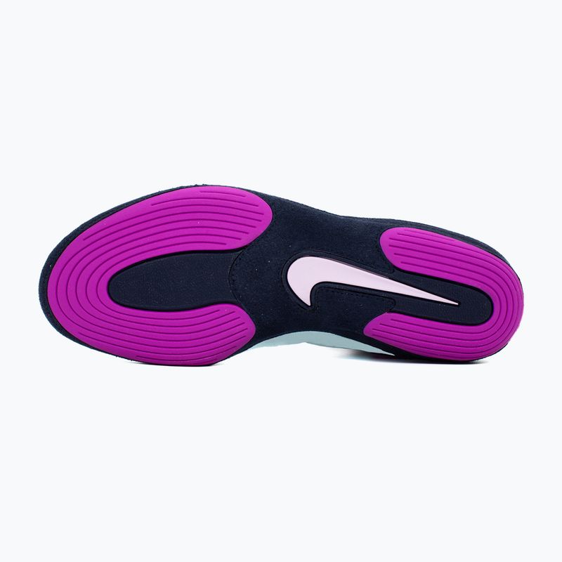 Încălțăminte de lupte Nike Inflict 4 white/hyper violet/glacier blue/obsidian 3