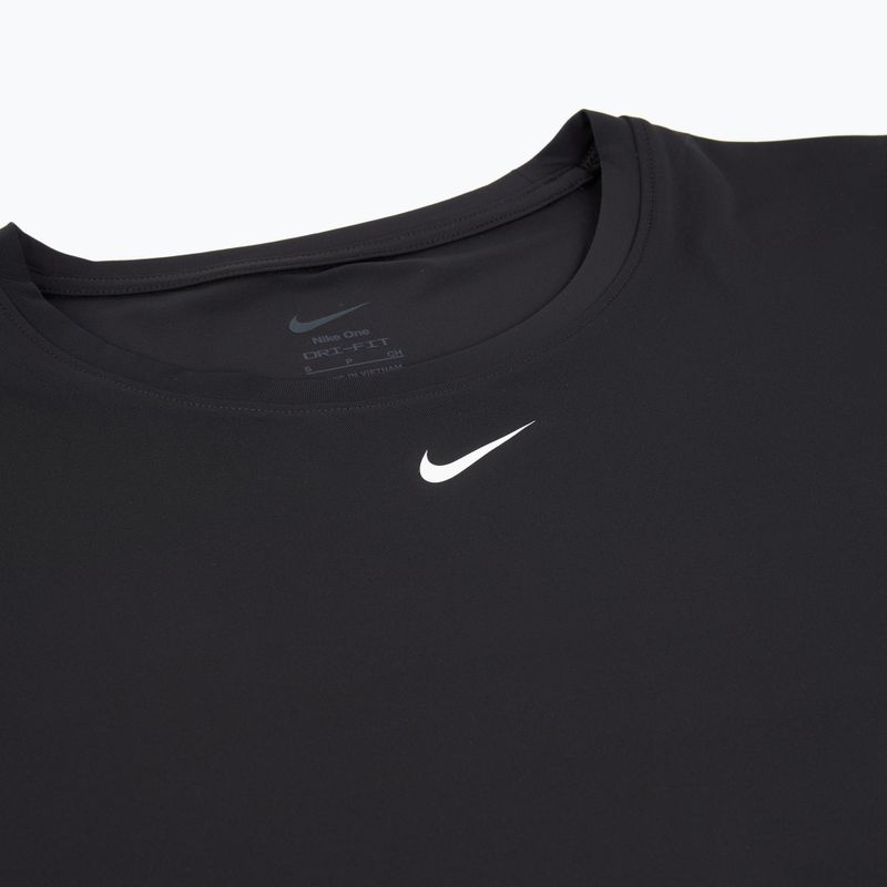 Tricou de antrenament pentru femei Nike One Classic Dri-Fit black/white 9