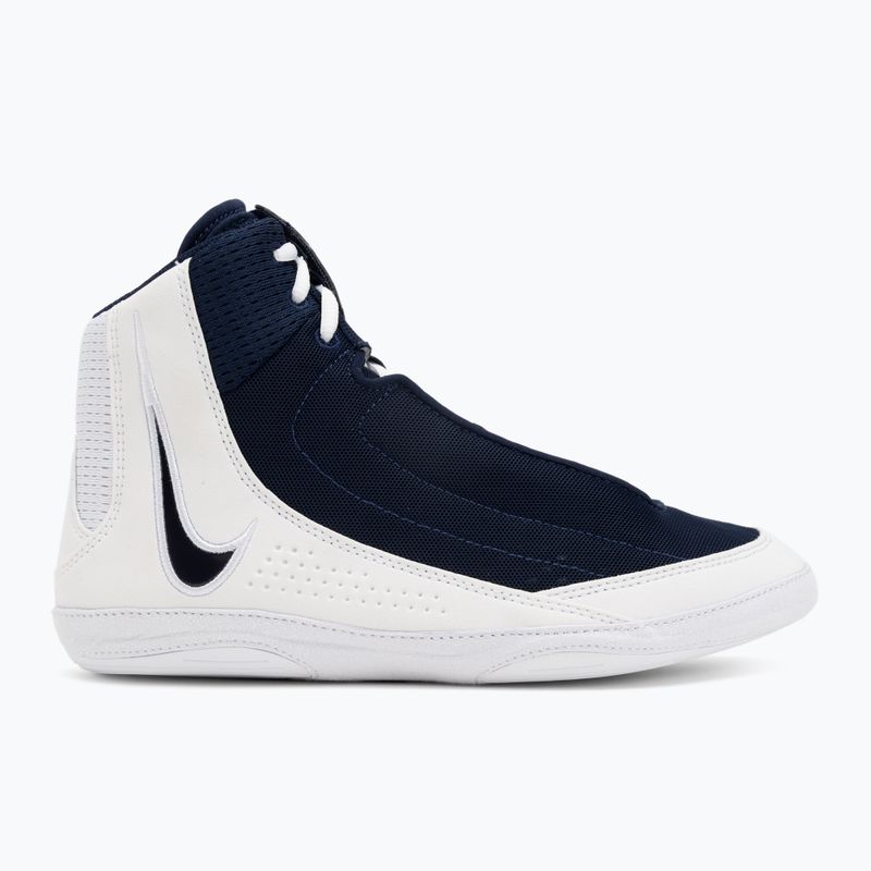 Încălțăminte de wrestling Nike Inflict 4 white/college navy 2